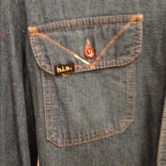 Vintage Denim Tunic Button Up - Picture 2 of 7